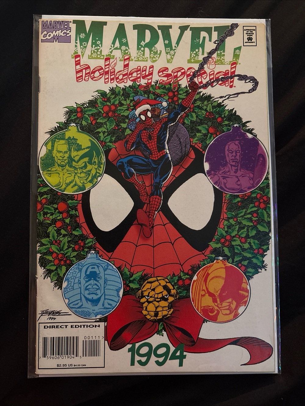 Marvel Holiday Special #1 (1994) Spider-Man Christmas Cover Marvel Comics
